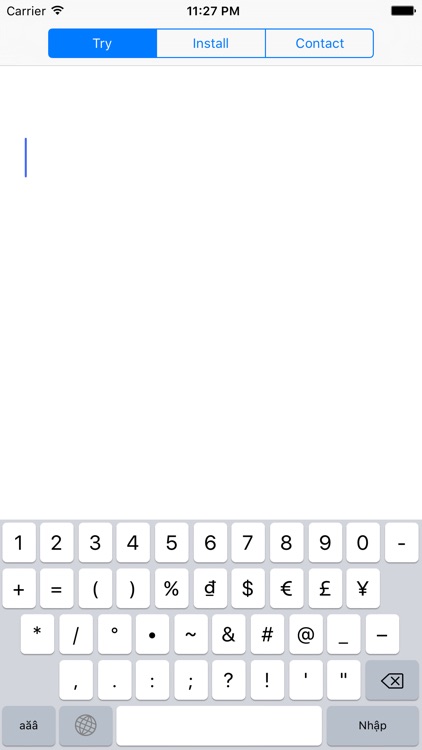 Visual Vietnamese Keyboard