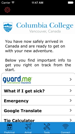 Columbia College Arrival(圖2)-速報App