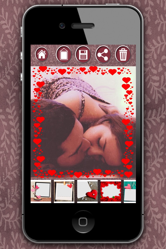 Love photo frames - Photomontage love frames to edit your romantic images screenshot 4