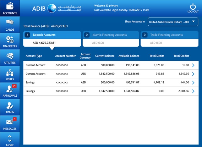 ADIB Corporate Mobile Banking for iPad(圖3)-速報App