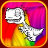 dinosaur ancient fossil coloring book for kid