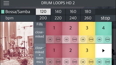 Drum Loops HD 2 screenshot1