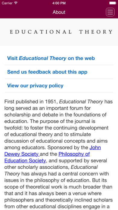 How to cancel & delete Educational Theory from iphone & ipad 2