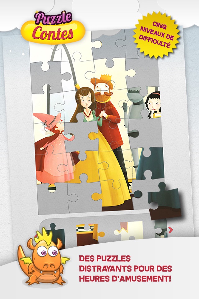 Jigsaw Tale Red Riding Hood - Games for Kids screenshot 3