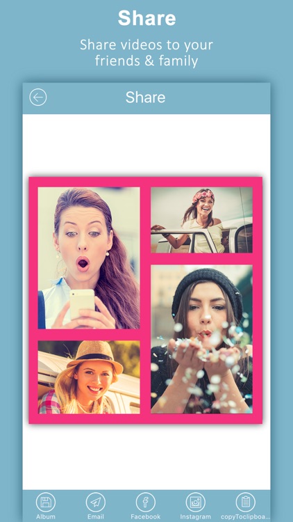 videocollage pro -vid pic collage For Instagrams screenshot-4