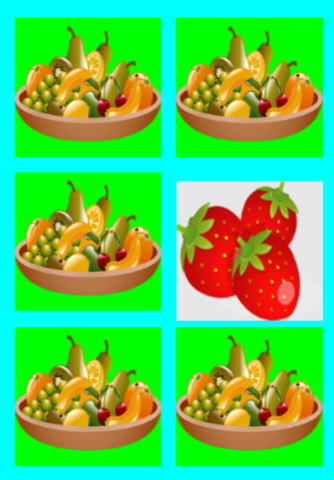 matching pictures fruit season for kids screenshot 4