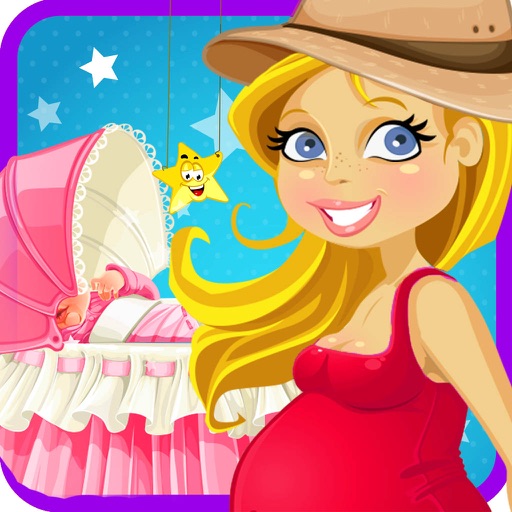 Pregnant Mommy & Newborn Baby Care Icon