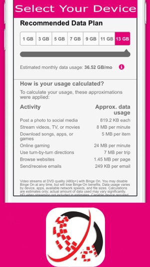 Data Calculator - Recommended Data Plan(圖2)-速報App