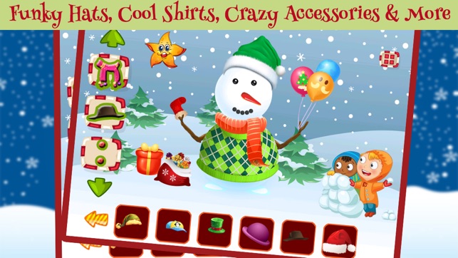 Christmas Snowman Maker & Dressup Salon(圖3)-速報App