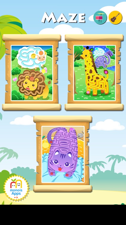 Animal Mazes - Funny educational App for Baby & Infant screenshot-3