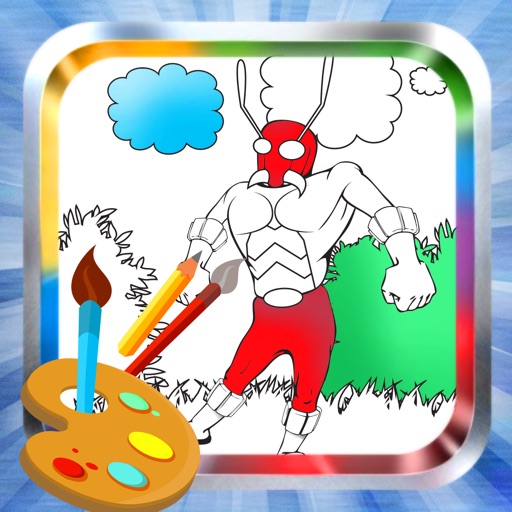 Kids Game Coloring Book for Ant Man Edition icon