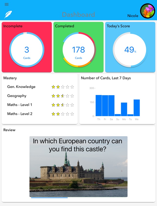 IQuinas Lite - Multi-User Flashcards for