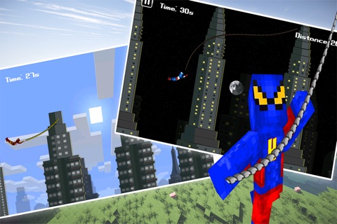 Superhero Swing Multiplayer - Rope n Fly Action Game screenshot 3