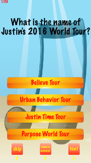 You Think You Know Me? Justin Bieber Edition Trivia Quiz(圖1)-速報App