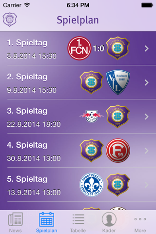 FC Erzgebirge Aue screenshot 3