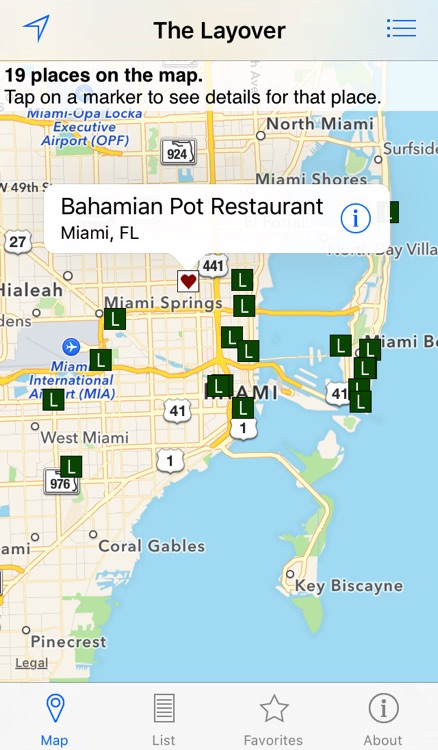 The Layover Locator by MapMuse