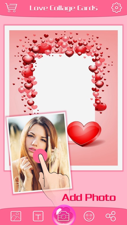 Love Greeting Cards Maker Pro - Picture Frames for Valentine's Day & Kawaii Photo Editor screenshot-3