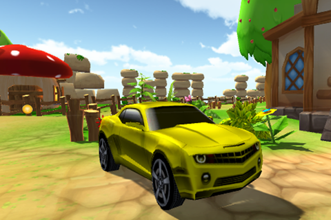 Cartoon Car Driving screenshot 3