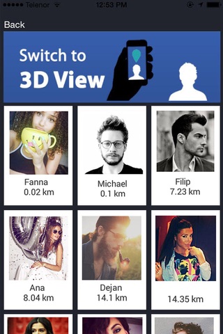 Hangtapp - 3D Social Network screenshot 2