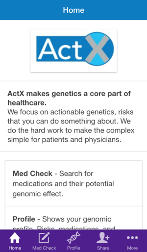 My ActX Genomic Profile(圖1)-速報App