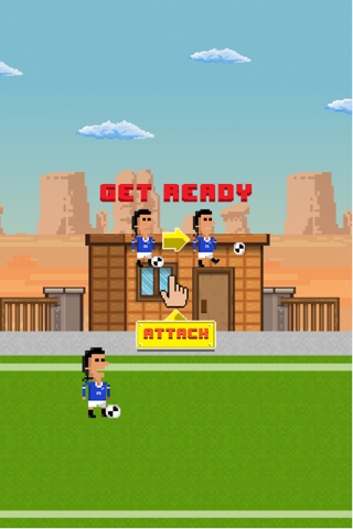 Football Hero Kicker - 8Bit Retro Style Soccer Game screenshot 3