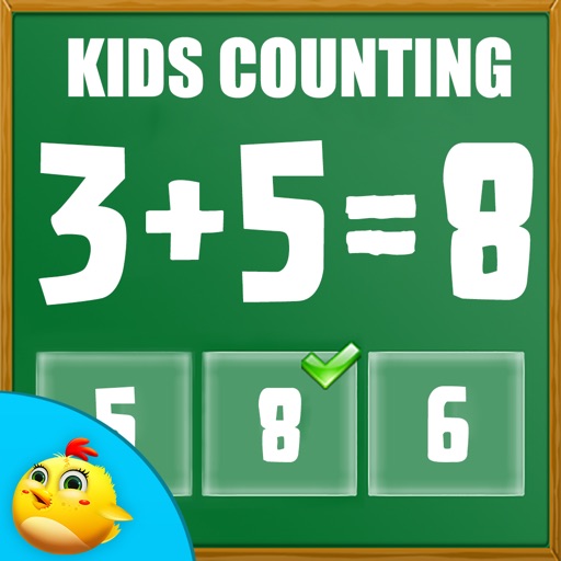 Kids Kindergarten Counting Icon