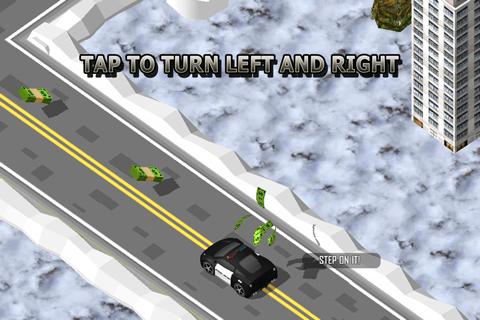 3D Zig-Zag Cops Racer -  GT Police Highway Traffic Racing Game screenshot 2