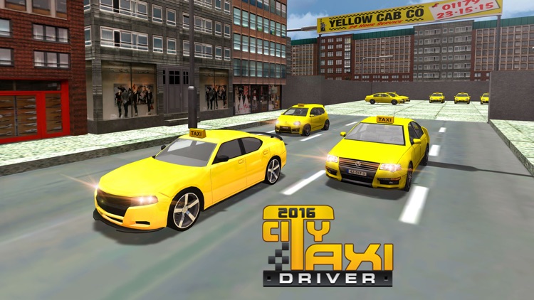 City Taxi Driver Simulator – 3D Yellow Cab Service Simulation Game screenshot-3