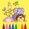 Icon Printable Animal Coloring Worksheets for Pre K & Kindergarten
