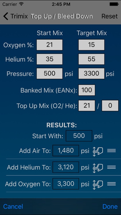 Dive Calculator screenshot-3