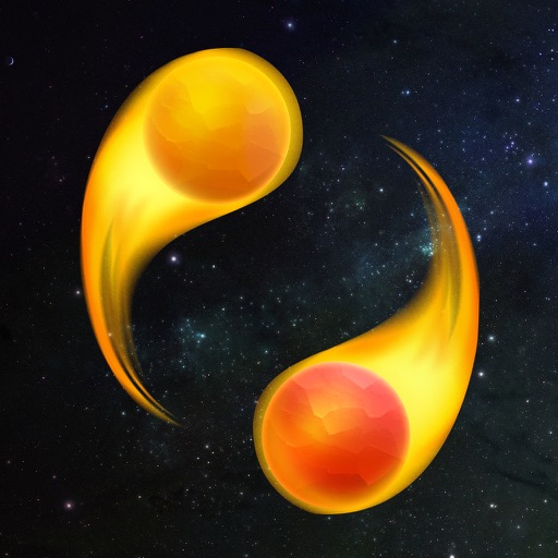 Two Fire Balls Icon