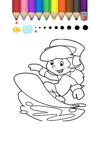 Kids Coloring Book - Cute Cartoon 4 screenshot 3