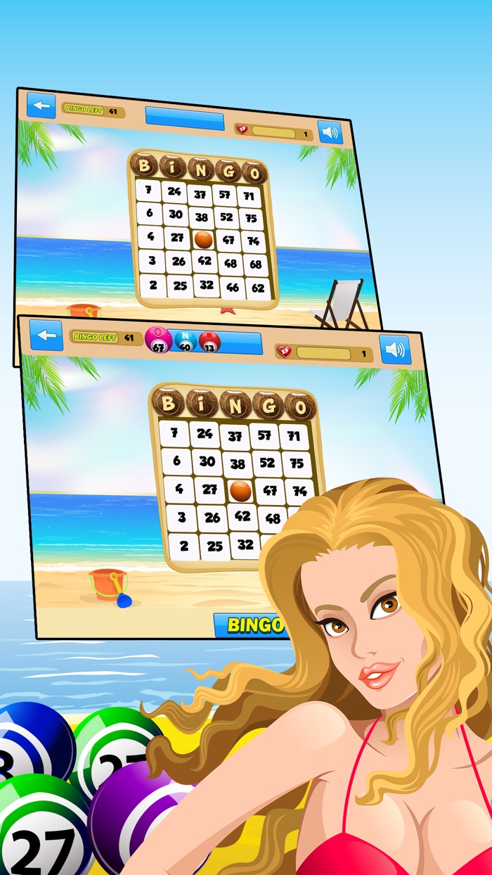 Beach Super Bingo - Free Bingo Game
