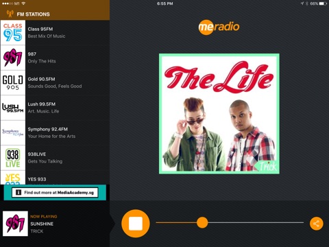 MeRadio for iPad screenshot 2