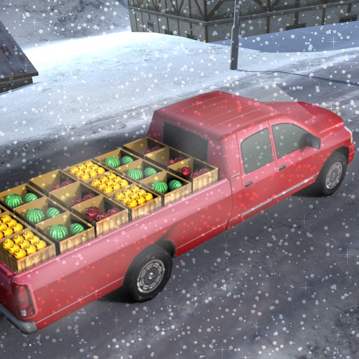 Off-Road Farm Transporter Truck – Crazy Fruit Delivery Road Trip Icon