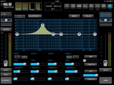 M16.8 Digital Mixer screenshot 2