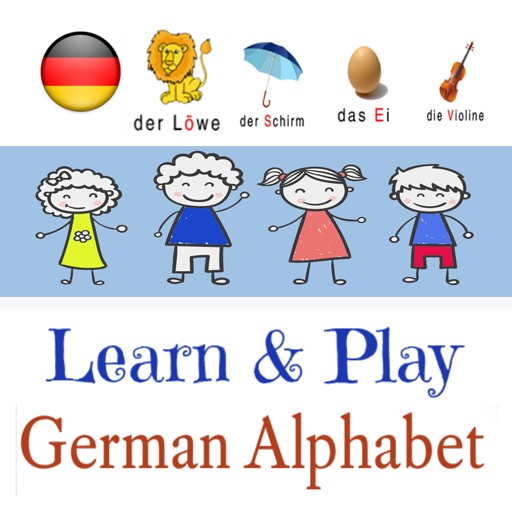 Learn German Alphabet for Kids Icon