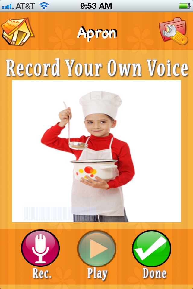 Kids Picture Dictionary : A to Z educational app for children to learn first words and make sentences with fun record tool! screenshot 4