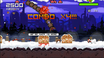 Super Mega Worm Vs Santa Saga Screenshot 3