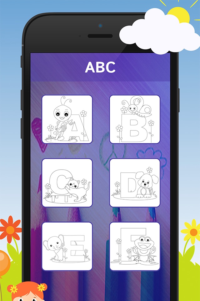 ABC Coloring Book for Kids ! Learn English Letters, Alphabet screenshot 4