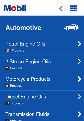 Mobil Oils Product Guide screenshot 2