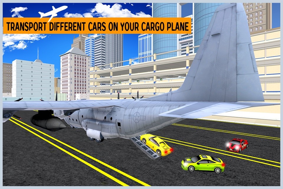 Airplane City Car Transporter screenshot 3