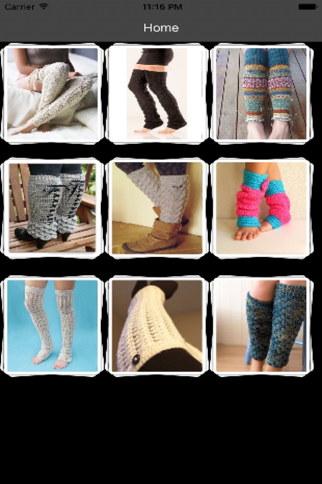 Crochet Leg Warmers screenshot 2