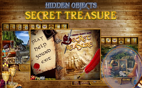 Secret Treasure Hidden Objects screenshot 4