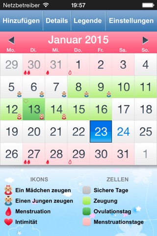 Menstrual Calendar for Men - Ovulation Calculator, Fertility & Period Tracker to Get Pregnant screenshot 3