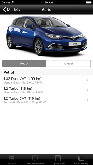 Specs for Toyota Auris E180 2015 edition(圖2)-速報App