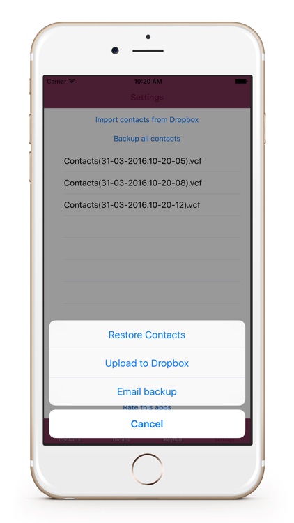 iBlacklist - Contacts manager all in one