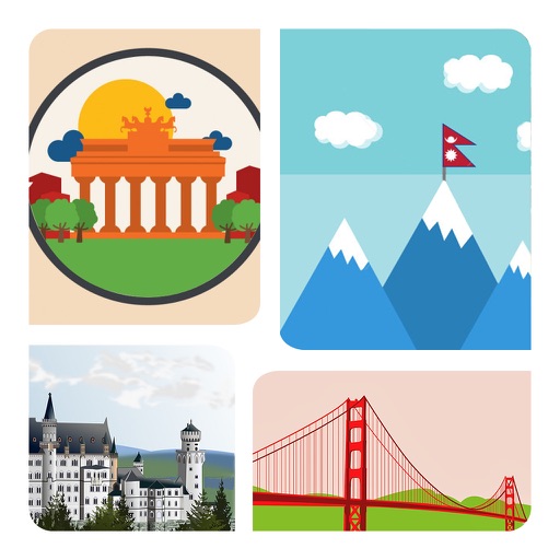 Name That Place - A awesome word trivia icon game, just guess places Icon