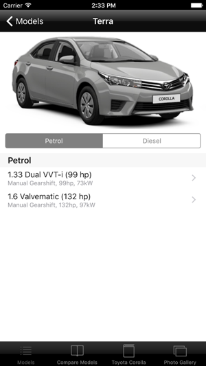 Specs for Toyota Corolla E170 2012 edition(圖2)-速報App