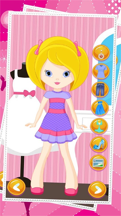 Little Girl Dress Up Dolls - Fashion Makeover Game For Girls screenshot-3